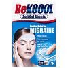 6-Count Be Koool Migraine Soft Gel Sheets $2.47, 8-Count Be Koool Soft Gel Sheets for Kids Fever $1.5