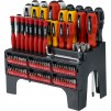 Ironton Screwdriver Set with Rack 100-Pc.