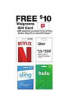 Walgreens: FREE $10 Gift Card and purchase of any 2 Hulu, Netflix, Sling TV or Uber Gift Cards