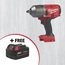 Milwaukee M18 FUEL Cordless High-Torque Impact Wrench + M18 XC5.0 Battery