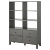 IKEA Family Members: BRYGGJA 47"x68" Storage Unit (Dark Gray)