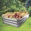 Designs 6x3x1-Foot Galvanized Raised Garden Bed