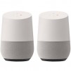 2-Pack Google Home Smart Speakers + Google Nest Mini (2nd Gen)