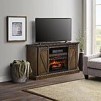 Chatham Barn Door Fireplace TV Stand Console