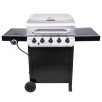 Char-Broil Performance Black and Stainless 5-Burner Liquid Propane Gas Grill with 1 Side Burner