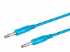 Monoprice Select Series Instrument/Guitar Cable 1/4in TS, 24AWG, Blue, 10ft, 5-Pack