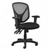 Realspace MFTC 200 Mesh Multifunction Ergonomic Mid-Back Task Chair, Black
