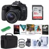 Canon EOS 80D DSLR with 18-55mm STM Lens and Free Accessories