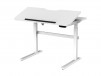 Workstream by Monoprice Sit-Stand Desk with Tilting Adjustable Angle Top, Drafting Table Computer Workstation