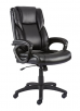 Staples Kelburne Luxura Faux Leather Computer and Desk Chair, Black (50859)