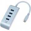 Smk-link 4-Port USB 3.0 Type-A Hub with USB Type-C Connector (White)