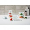Glasslock 16-Piece Round Shape Glass Food Storage Set