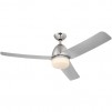 Westinghouse Lighting Delancey 52" Three-Blade Indoor Brushed Chrome DC Motor Ceiling Fan 7800100