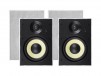 Monoprice Caliber Slim Bezel In-Wall Speakers, 8in Fiber 2-Way (pair)