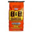 B&B Charcoal All Natural Oak Hardwood Charcoal Briquettes 17.6 lb.