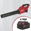 Milwaukee M18 Fuel Cordless Blower + M18 Red Lithium XC 5.0 Battery