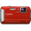 Panasonic Lumix DMC-TS25 Digital Camera, 16.1MP, 25-100mm DC Vario Lens, Orange - Refurbished