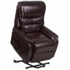 Flash Furniture HERCULES Series Brown Leather Faux Leather Recliner