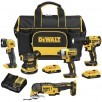 DeWalt 5-Tool 20-Volt Max Brushless Power Tool Combo Kit