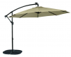 Living Accents 10-Foot Solar LED Tiltable Offset Umbrella