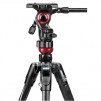 Manfrotto Befree Live 4-Section Aluminum Compact Travel Video Tripod Kit