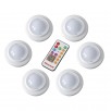 Honeywell Multi-Color LED White Puck Lights with Remote (6 Pk.)