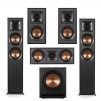 2x Klipsch R-625FA Ebony - R-52C - R-41M, Pair, - SPL-100 10" 450W Subwoofer