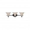 Sea Gull Lighting Montreal 3-Light Brown Transitional Vanity Light
