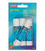 Staples Permanent Glue Sticks, .28 oz., 4/Pack (10445)