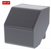 Bostitch Konnect Plastic Short Storage Bin, Removable Lid & Dividers, 3.4" W, Gray (KT-CUP-GRAY)
