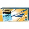 12-Pack BIC Round Stic Grip Xtra Comfort Ballpoint Medium Pens (various colors)