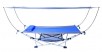 Mac Sports 26.4 in. W x 91.3 in. L Blue Portable Hammock With Stand