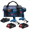 Bosch 2-Tool Core18v Power Tool Combo Kit with Soft Case w/ Charger Included and 2-Batteries