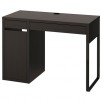 MICKE Desk, black-brown 41 3/8x19 5/8 "