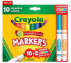 Crayola Markers, Assorted Colors, 12/Box (58-7750)