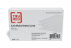 100-Count Tru Red 3"x5" Legal Ruled Index Cards (White)