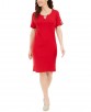 Macys: Karen Scott Petite Cotton Split-Neck Dress (new red amore) $9.45, More