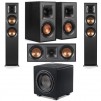 Klipsch 2 Pack R-625FA Dolby Atmos Floor standing Speaker With Speaker Bundle