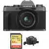 FUJIFILM X-T200 Mirrorless Digital Camera with 15-45mm Lens and Accessories Kit (Dark Silver)