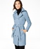 Calvin Klein Hooded Double-Breasted Water-Resistant Trench Coat