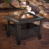 Millwood Pines Jaimes Steel Wood Burning Fire Pit Table