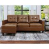 Abbyson Living Ashbury Tufted Reversible Sectional