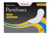 64-Count Walgreens Unscented Pantiliners 2 for $0.75, More