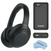 Sony WH-1000XM4 Over the Ear Noise Cancelling Headphones, Black or Silver With Power Bank