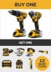 Lowes Top Tool Brands: B1G1 Free Select Tool Kits: DeWALT, Kobalt, Bosch, Metabo, More