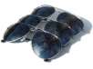 Chrome Mirror Aviator Sunglasses 3pk