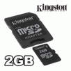Kingston 2GB micro SD Card with SD Card Adapter