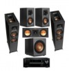 Klipsch: 2x R-625FA + 2x R-41M + RP-250C + R-120SW Sub + Onkyo TX-SR494 Receiver