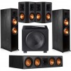 Klipsch 2x RP-8060FA 2-Way Dolby Atmos Floorstanding Speaker,Ebony W/Speaker KIT