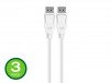 Monoprice Select Series DisplayPort 1.4 Cable, 6ft White, 3-Pack